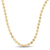 Thumbnail Image 1 of Polished Circle Station Necklace 14K Yellow Gold 18"
