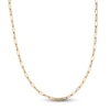 Thumbnail Image 1 of Polished Paperclip Necklace 14K Yellow Gold 31.5-Inch