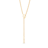 Thumbnail Image 2 of Lariat Rope Necklace 10K Yellow Gold 17"