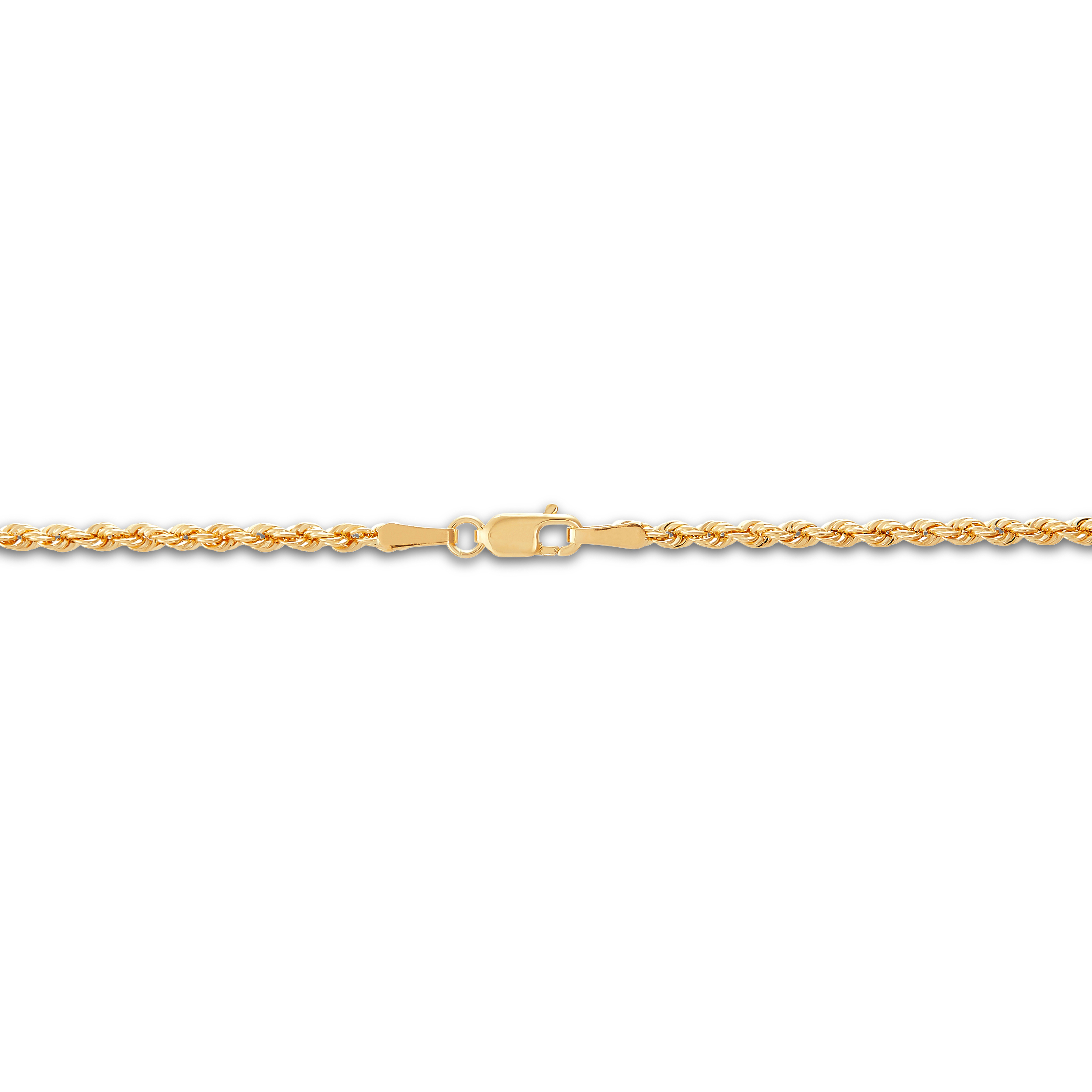 Main Image 3 of Lariat Rope Necklace 10K Yellow Gold 17"