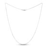 Thumbnail Image 1 of Solid Paperclip Necklace 14K White Gold 24" 1.3mm