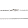 Thumbnail Image 3 of Solid Paperclip Necklace 14K White Gold 24" 1.3mm