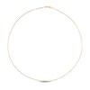 Thumbnail Image 2 of Solid Paperclip Necklace 14K Yellow Gold 20" 1.3mm