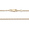 Thumbnail Image 2 of Solid Paperclip Necklace 14K Yellow Gold 20" 1.3mm