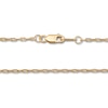Thumbnail Image 3 of Solid Paperclip Necklace 14K Yellow Gold 20" 1.3mm