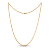 Thumbnail Image 1 of Solid Curb Necklace 14K Yellow Gold 20" 3.9mm