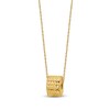 Thumbnail Image 1 of Rope Chain Barrel Necklace 14K Yellow Gold