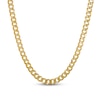 Thumbnail Image 1 of Solid Flatwire Curb Link Necklace 10K Yellow Gold 24" 8.7mm