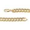Thumbnail Image 1 of Solid Flatwire Curb Link Necklace 10K Yellow Gold 24" 8.7mm