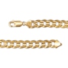 Thumbnail Image 2 of Solid Flatwire Curb Link Necklace 10K Yellow Gold 24" 8.7mm