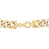 Thumbnail Image 2 of Hollow Curb Chain Necklace 10K Yellow Gold 22"