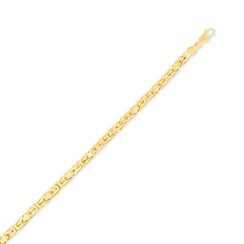 Main Image 2 of Solid Byzantine Chain Necklace 14K Yellow Gold 22" 5.65mm