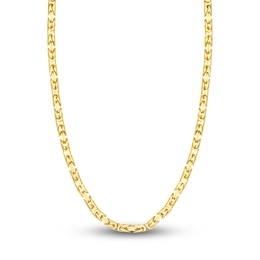 Solid Byzantine Chain Necklace 14K Yellow Gold 26" 5.65mm