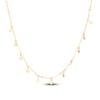 Thumbnail Image 1 of Station Chocker Necklace 14K Yellow Gold