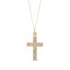 Thumbnail Image 1 of Cross Necklace 10K Yellow Gold 18"