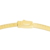 Thumbnail Image 3 of Solid Reversible Omega Chain Necklace 14K Yellow Gold/Sterling Silver 16" 4mm