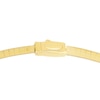 Thumbnail Image 3 of Solid Reversible Omega Chain Necklace 14K Yellow Gold/Sterling Silver 18" 4mm
