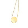 Thumbnail Image 1 of Round Necklace Diamond Accent 14K Yellow Gold 18"