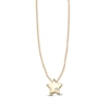 Thumbnail Image 1 of Star Necklace Diamond Accents 14K Yellow Gold 18"