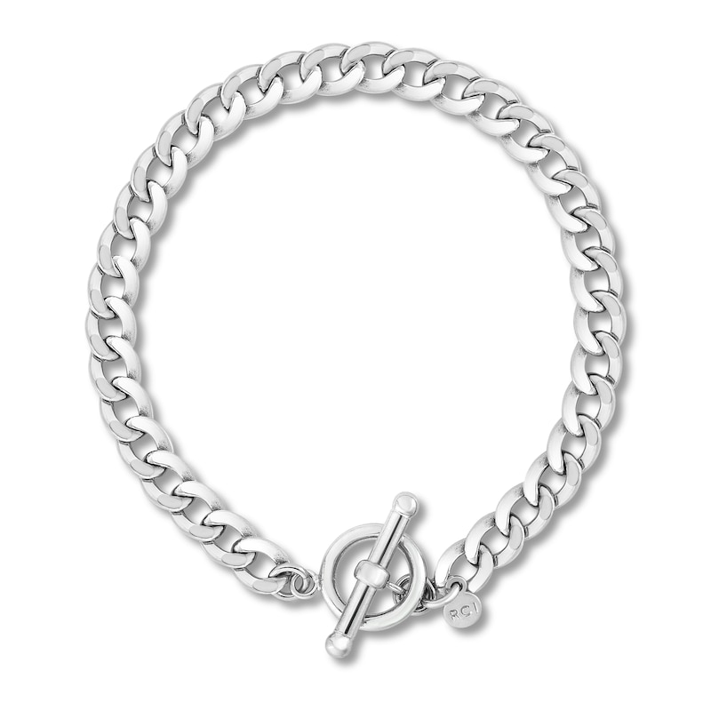 Main Image 1 of Curb Necklace Sterling Silver 18"