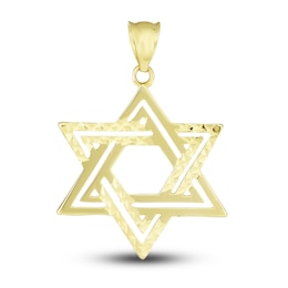 Star of David Charm 14K Yellow Gold