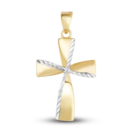Cross Charm 14K Yellow Gold