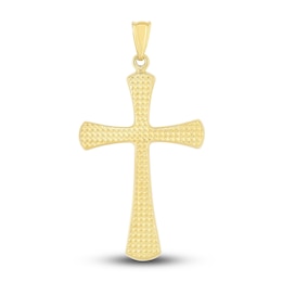 Cross Charm 14K Yellow Gold