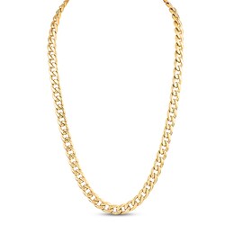 Curb Chain Necklace Gold Ion-Plated Stainless Steel