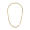 Thumbnail Image 0 of 1933 by Esquire Men's Solid Figaro Chain Necklace 14K Yellow Gold-Plated Sterling Silver 22" 8mm