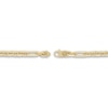 Thumbnail Image 1 of 1933 by Esquire Men's Solid Figaro Chain Necklace 14K Yellow Gold-Plated Sterling Silver 22" 8mm