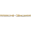 Thumbnail Image 2 of 1933 by Esquire Men's Solid Figaro Chain Necklace 14K Yellow Gold-Plated Sterling Silver 22" 8mm