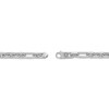 Thumbnail Image 2 of 1933 by Esquire Solid Figaro Link Chain Necklace Sterling Silver 22" 9mm