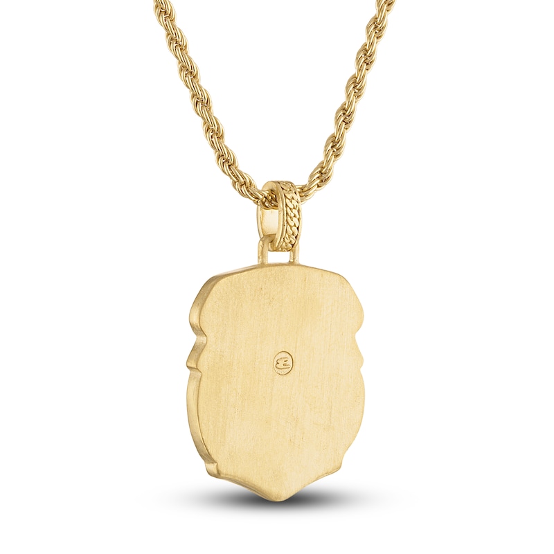 Main Image 3 of 1933 by Esquire Men's Saint Michael Amulet Necklace 14K Yellow Gold-Plated Sterling Silver 24"