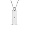 Thumbnail Image 1 of 1933 by Esquire  Black Diamond Necklace 2 ct tw Round Sterling Silver