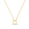 Thumbnail Image 1 of Hollow Rolo Chain Necklace 14K Yellow Gold