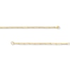 Thumbnail Image 2 of Hollow Paperclip Y Necklace 14K Yellow Gold 24"