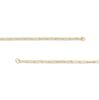 Thumbnail Image 2 of Hollow Paperclip Y Necklace 14K Yellow Gold 24" 3.95mm