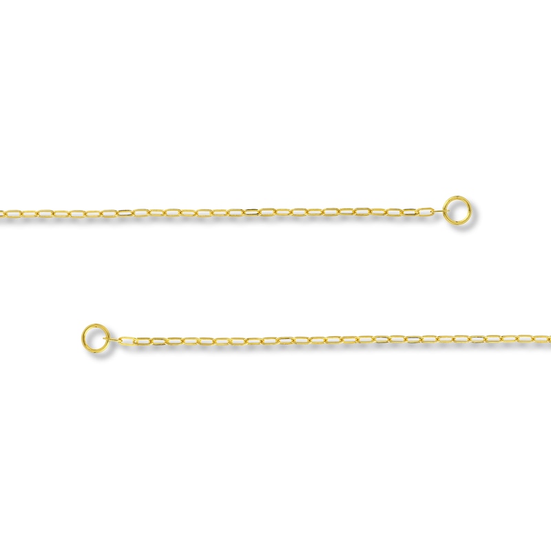 Main Image 3 of Solid Paperclip Necklace 14K Yellow Gold 20" 2.5mm