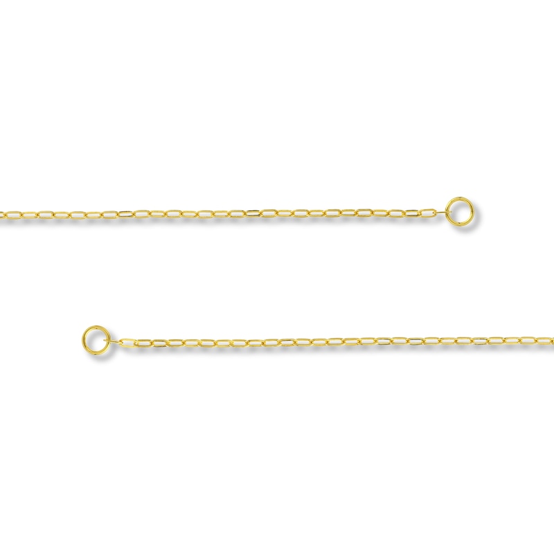 Solid Paperclip Necklace 14K Yellow Gold 20" 2.5mm