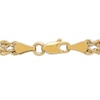 Thumbnail Image 4 of Double Row Hollow Rope Chain 10K Yellow Gold 18"