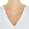 Thumbnail Image 2 of Layered Bar Necklace 10K Yellow Gold 17"