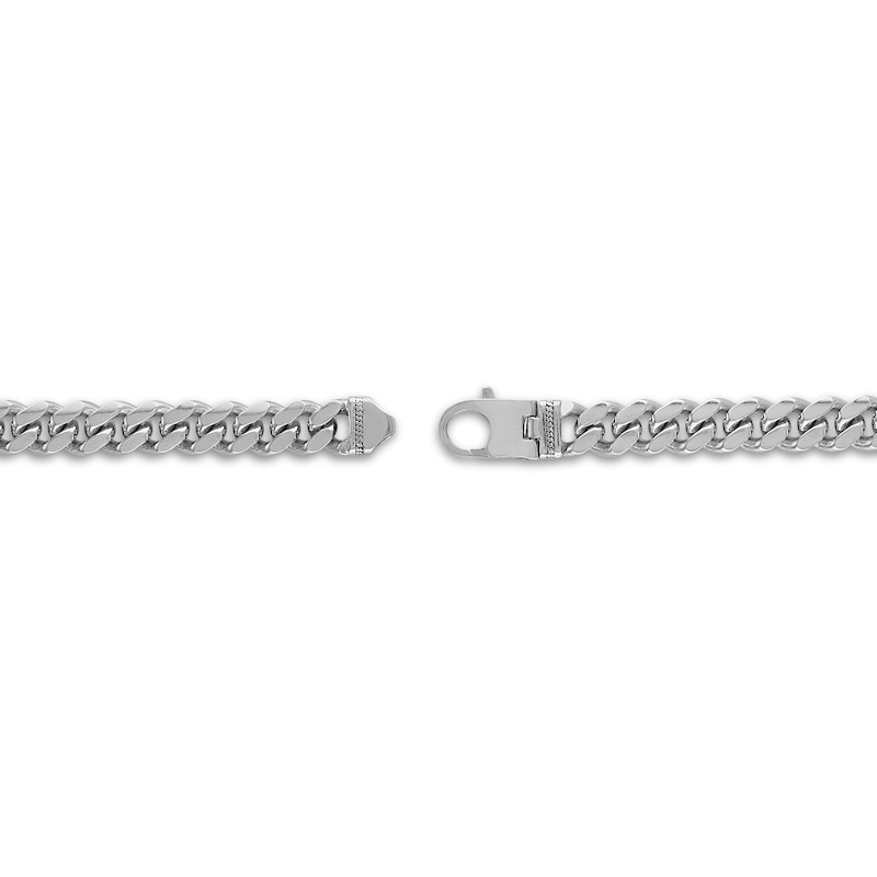 Main Image 2 of 1933 by Esquire Solid Cuban Link Chain Necklace Sterling Silver 22" 10mm