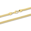Thumbnail Image 2 of Solid Franco Chain Necklace Yellow Ion-Plated Stainless Steel 24" 24mm