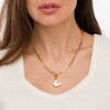 Thumbnail Image 3 of Stella Valle Butterfly Charm Necklace 18K Gold-Plated Brass 19.5"