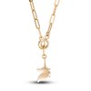 Thumbnail Image 1 of Stella Valle Unicorn Charm Necklace 18K Gold-Plated Brass 21.25"