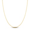 Thumbnail Image 1 of Solid Paperclip Chain Necklace 14K Yellow Gold 18" 2.5mm