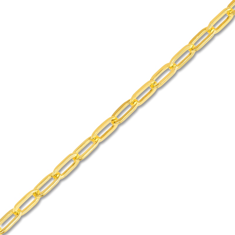 Main Image 2 of Solid Paperclip Chain Necklace 14K Yellow Gold 18" 2.5mm