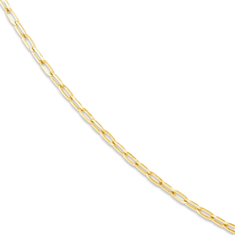Main Image 1 of Solid Paperclip Chain Necklace 14K Yellow Gold 20" 2.5mm