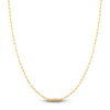 Thumbnail Image 1 of Solid Paperclip Chain Necklace 14K Yellow Gold 24" 2.5mm