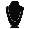 Thumbnail Image 2 of Solid Paperclip Chain Necklace 14K White Gold 24" 2.5mm